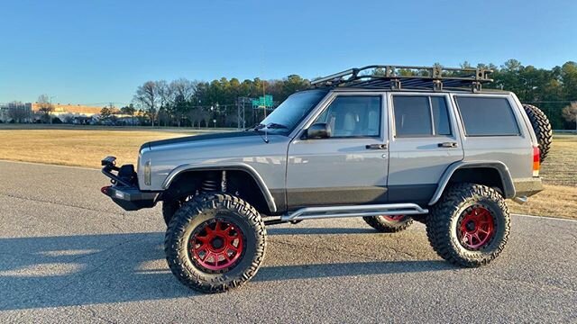 Sold and Delivered. DAS XJ with custom concrete paint, engine, long arm, axles, lockers, gears, brakes, and much more #DavisAutoSports #dasxj