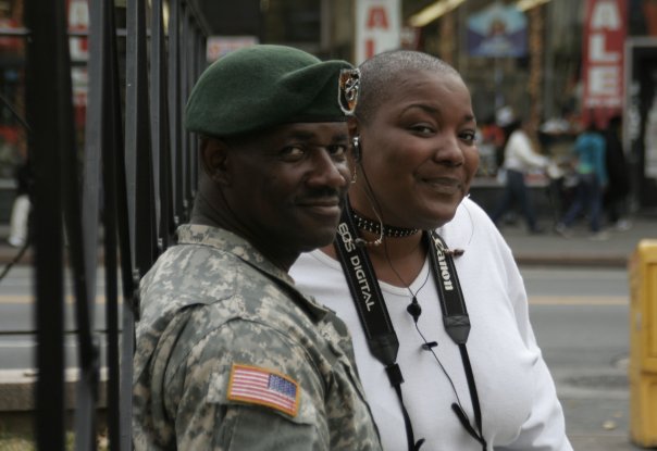Portrait of Marvin and Jade, journalists and community activists, during my coverage of the 2008 Obama election for L'Organe Magazine
