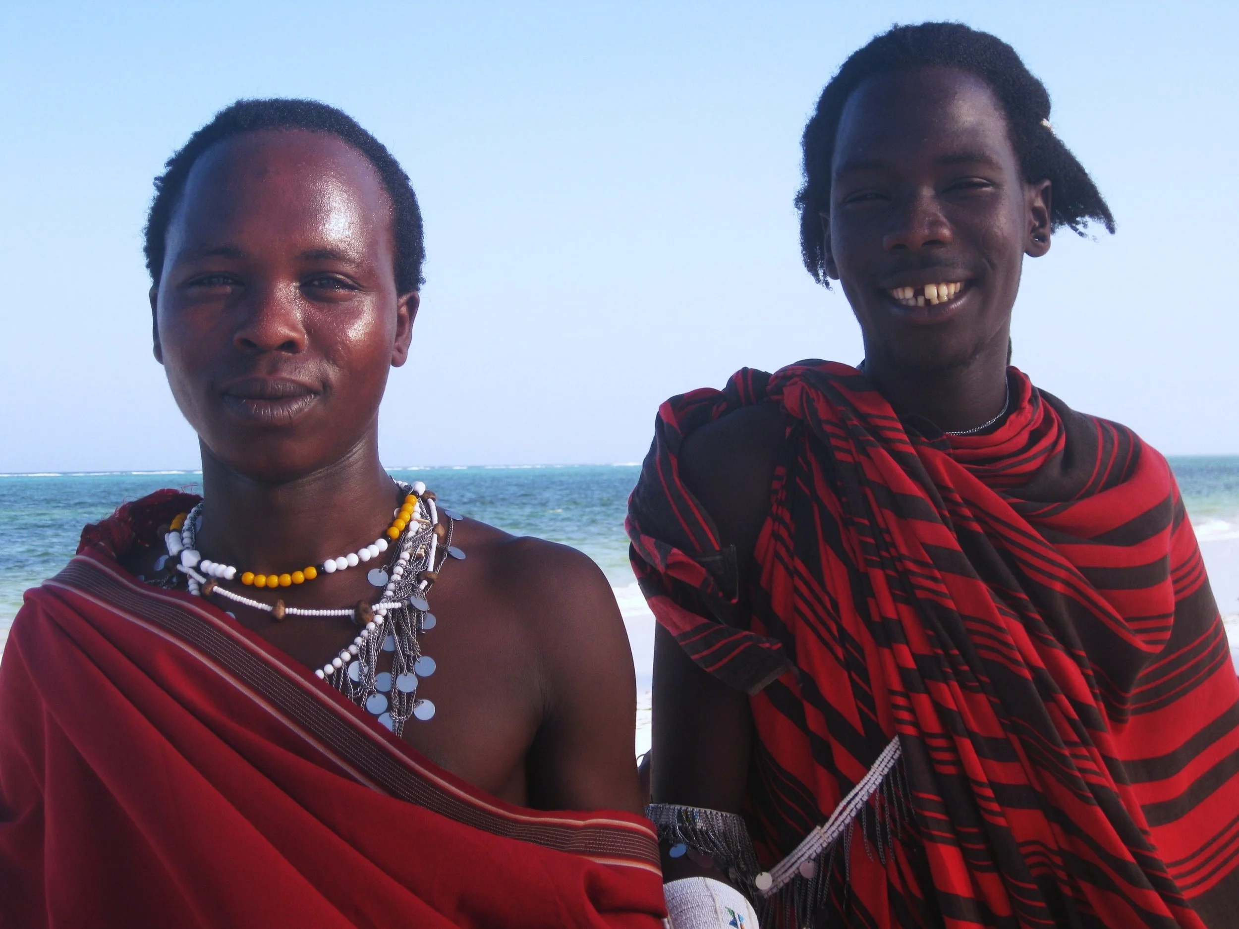 Masai on the beach 001 - Copy.JPG