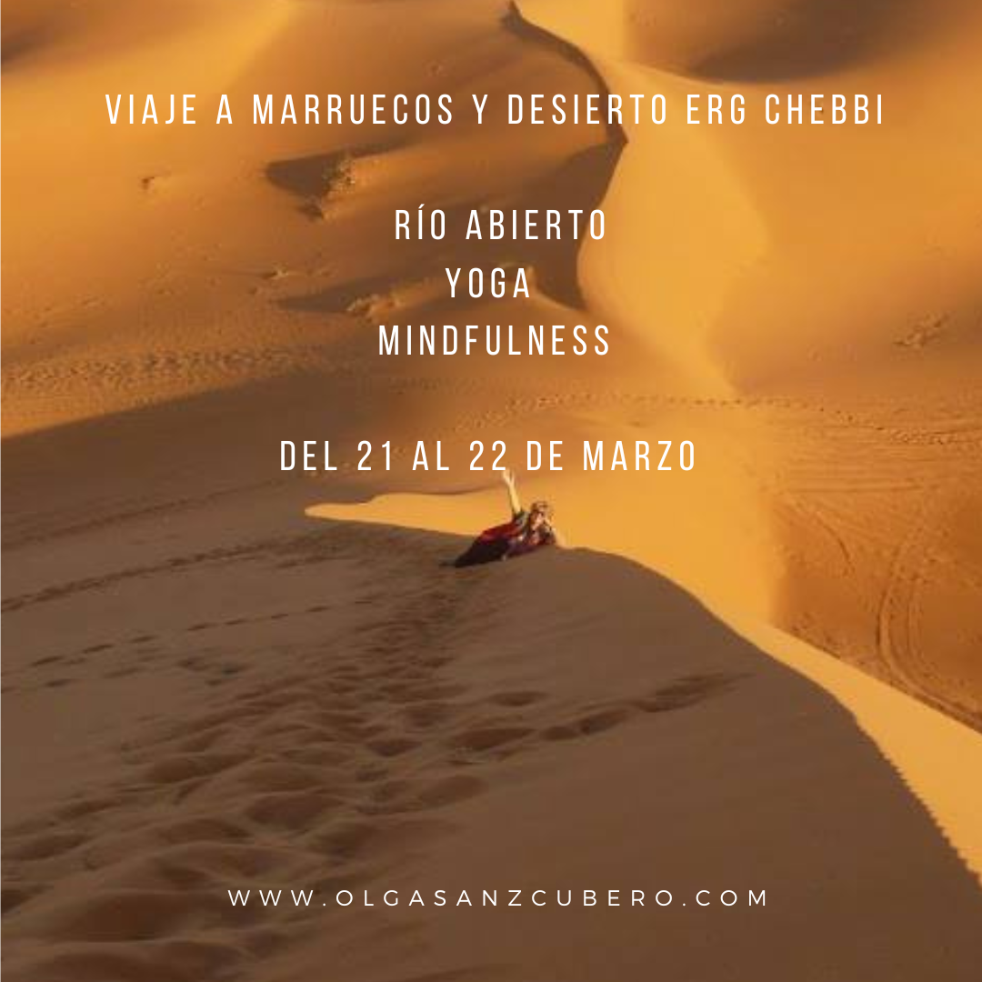 Crecer Viajando: Río Abierto y Yoga en el Sahara marroquí