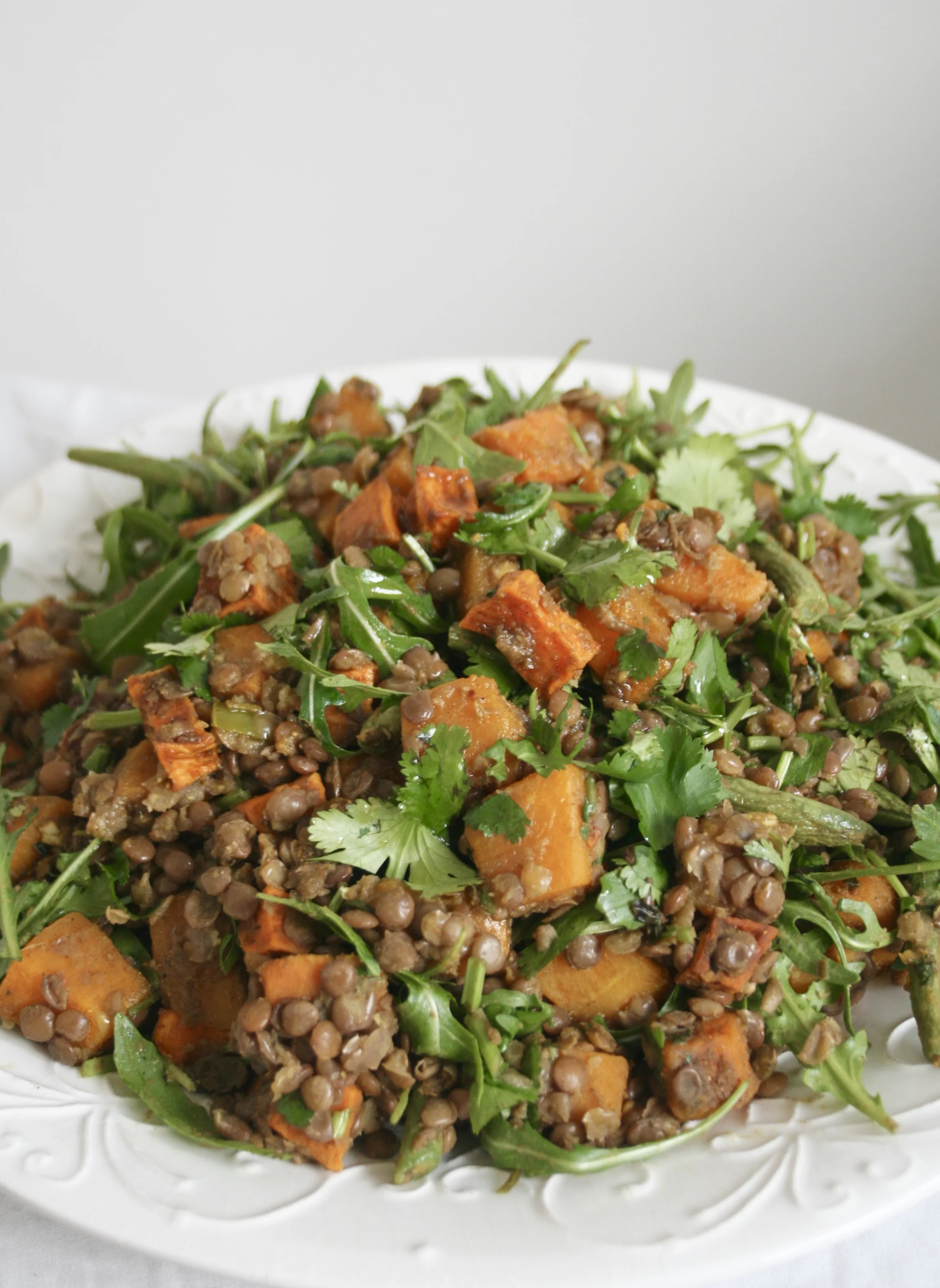 Lentil and Squash Salad