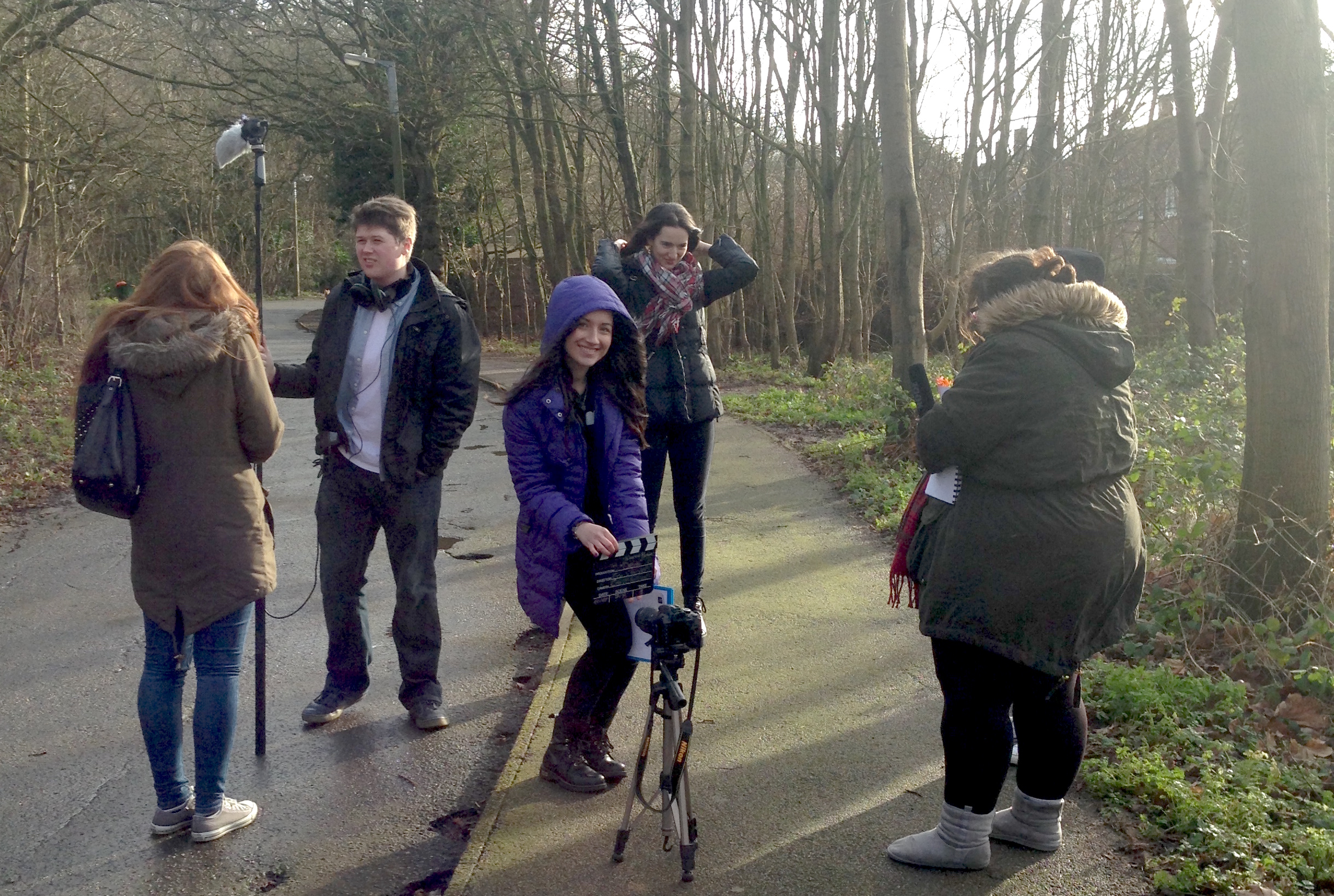 Hannah Bury, Michael Chubb, Eva Edmondo, Kerenza Qayum and Charlotte O'Driscoll.