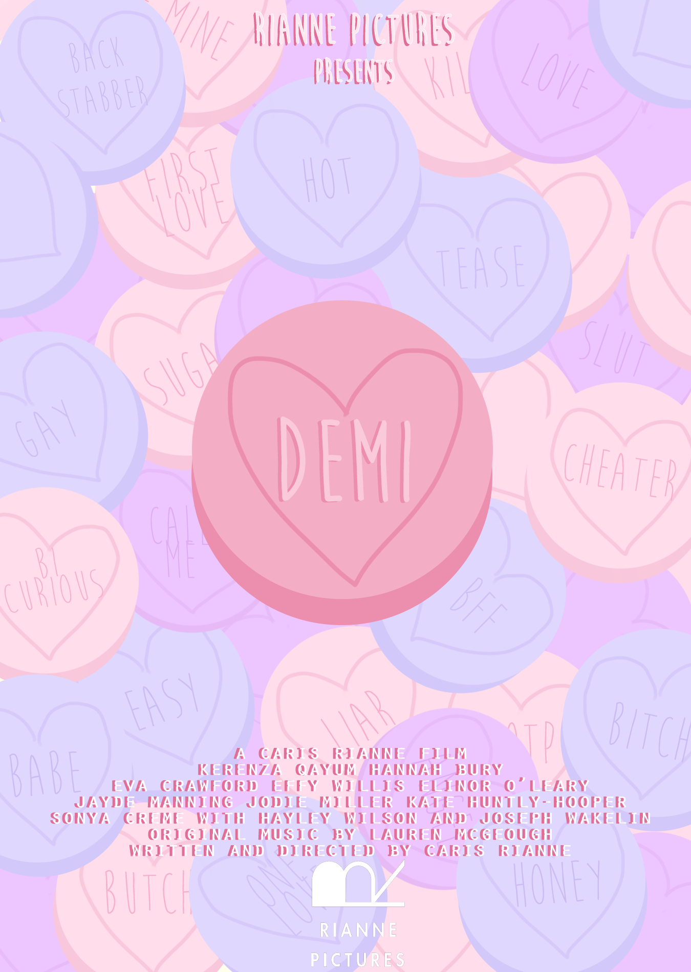 Promotional poster designed by Unity Hodges