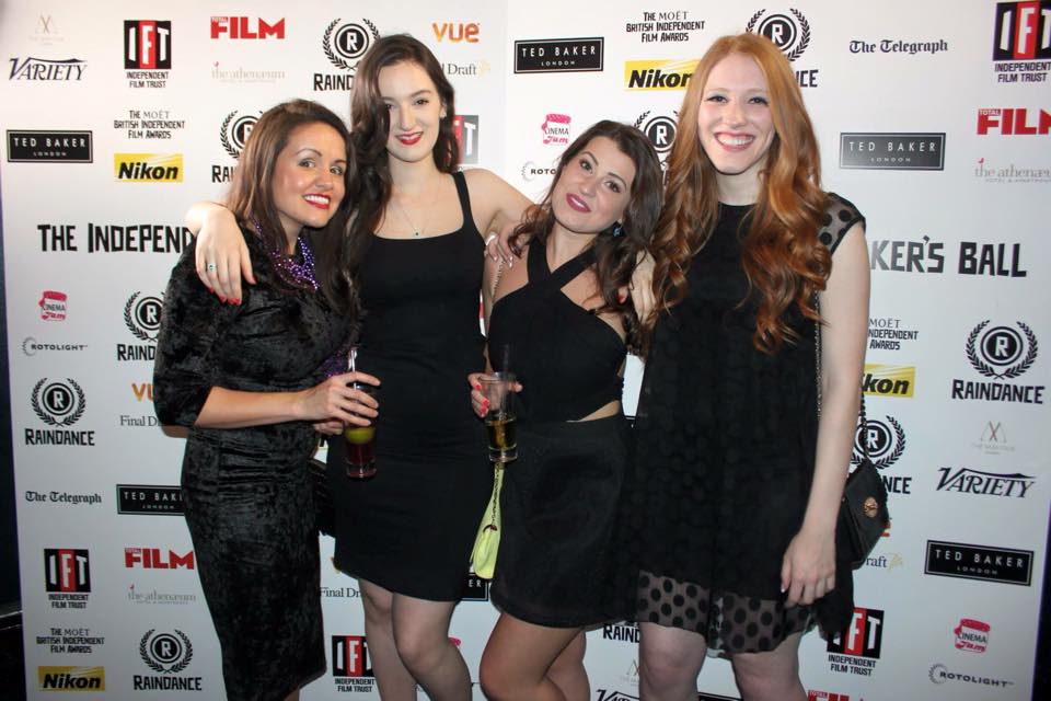 Hayley Wilson, Kerenza Qayum, Eva Crawford and Hannah Bury.
