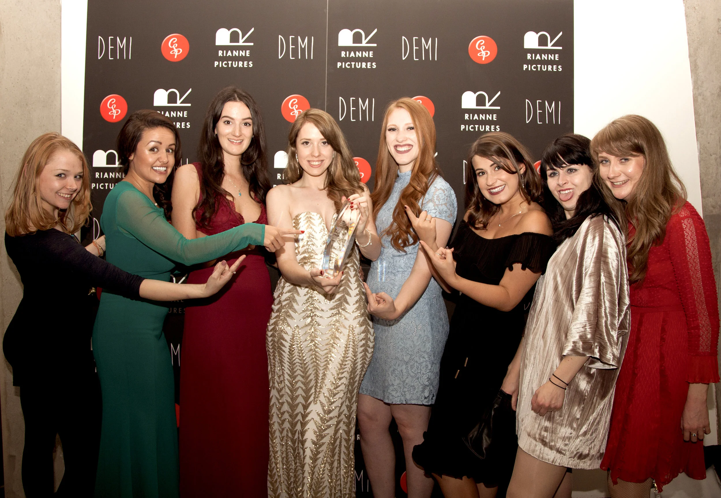 Cast and director of our award winning debut feature film Demi at the London premiere.