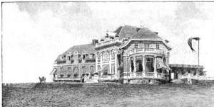Whitney Warren's sketch for the Newport clubhouse.