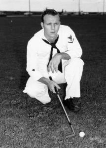 Arnold Palmer was reading an uncertain future before coming to Shawnee in 1954.