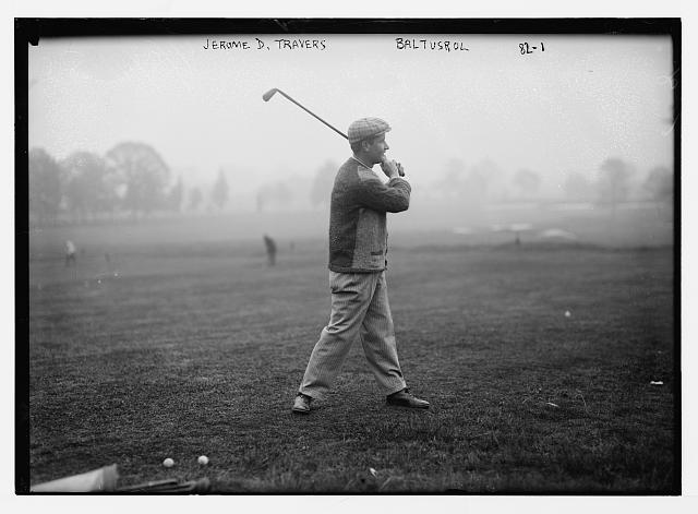 Amateur Jerome Travers won the 1915 U.S. Open at Baltustrol and never entered the tournament again .