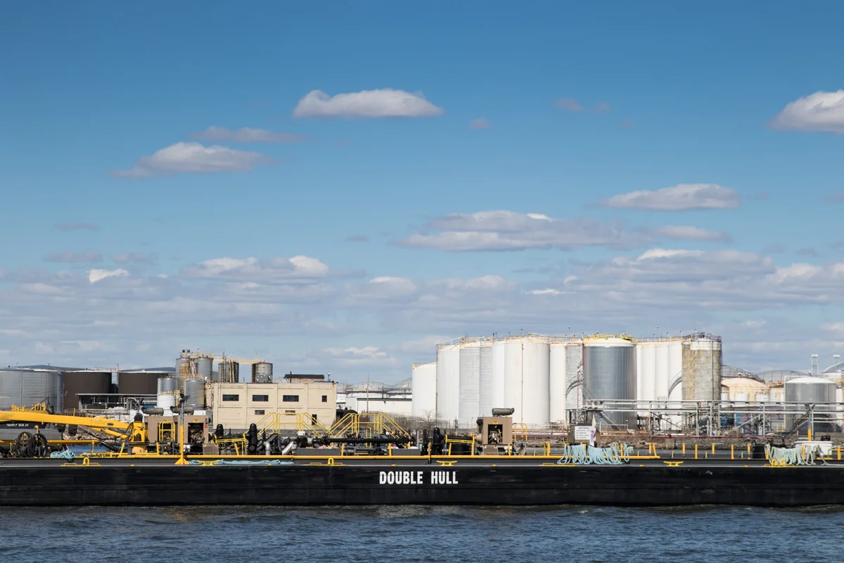 Oil tanker along the Kill Van Kull - Bayonne, NJ 2018