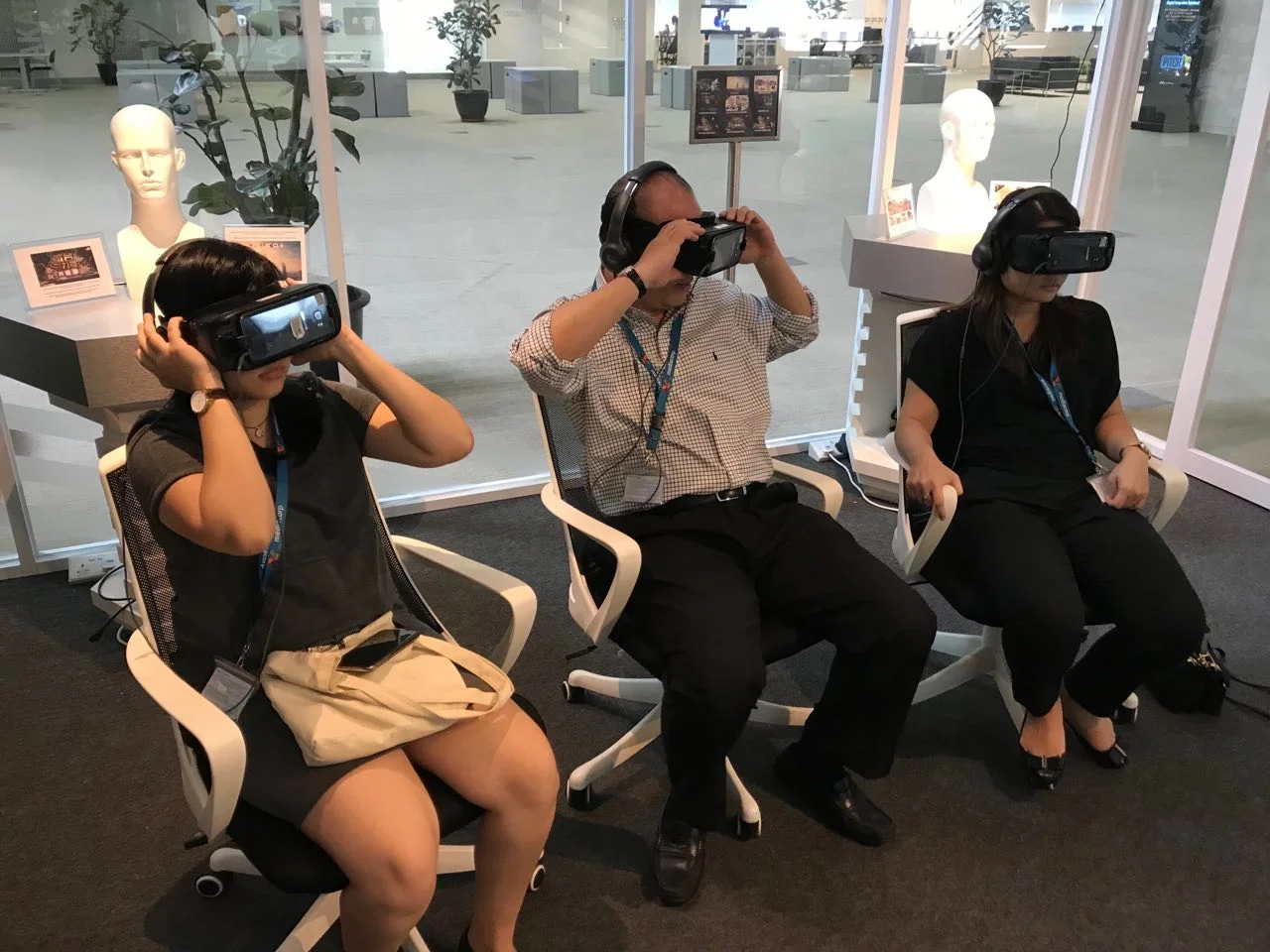 360 videos showcased using Samsung Gear VR