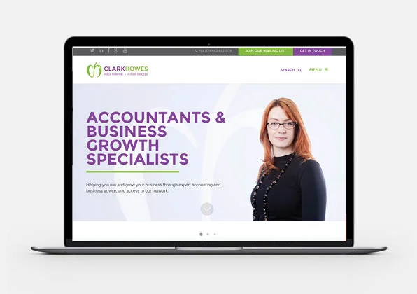 Clark Howes – website wording