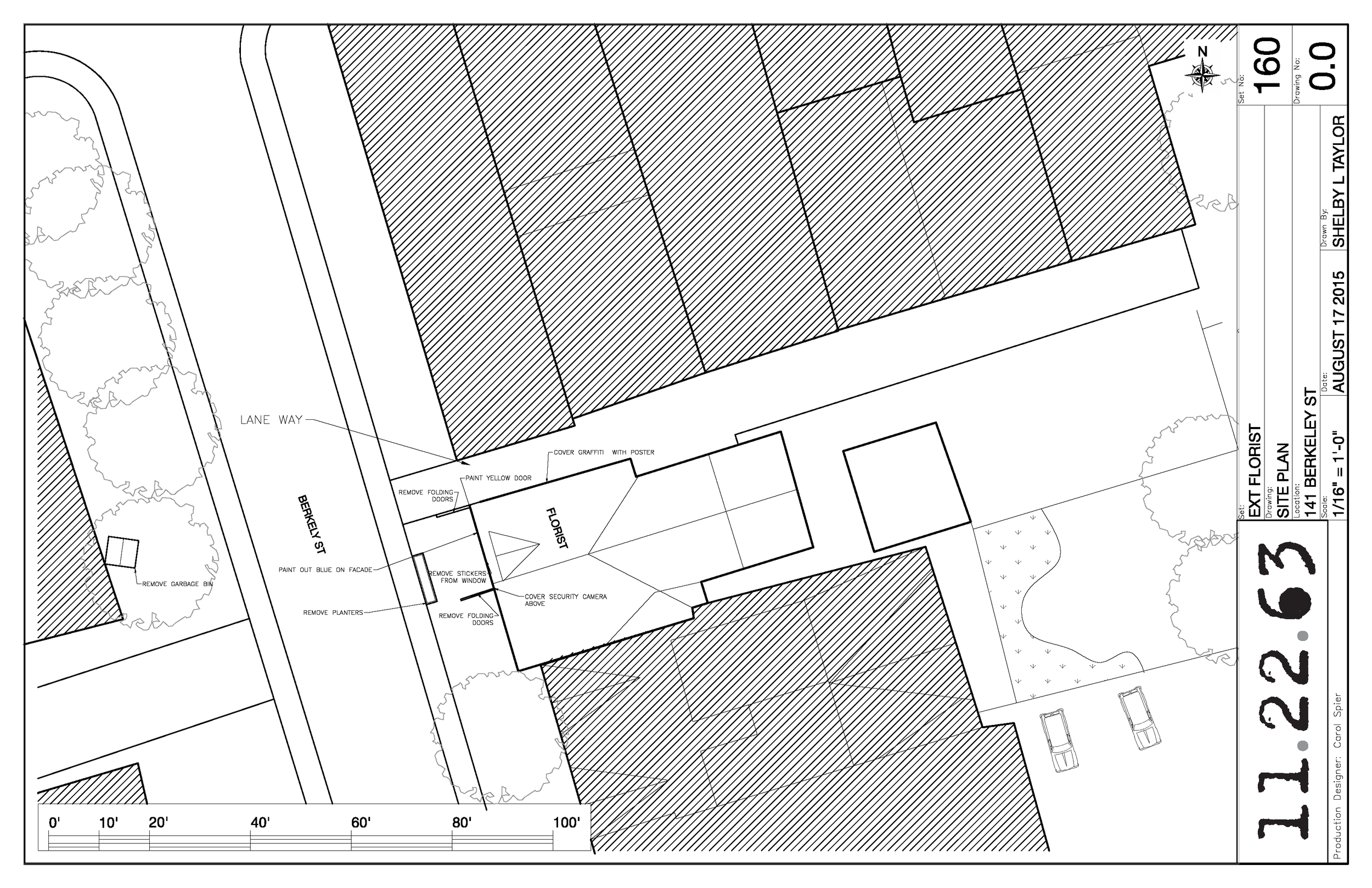 Ext Floral Shop Site Plan