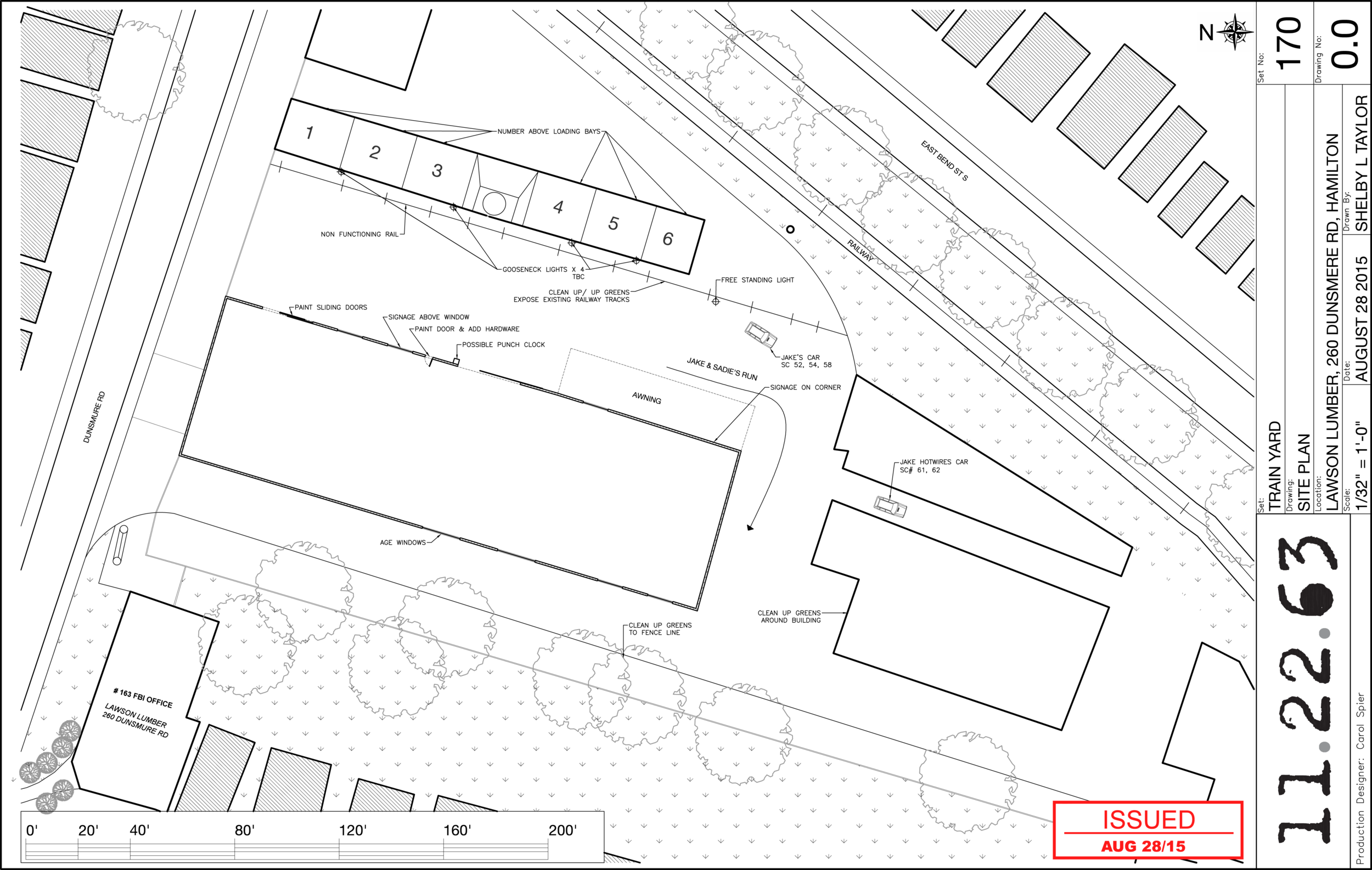 Ext Trainyard Site Plan