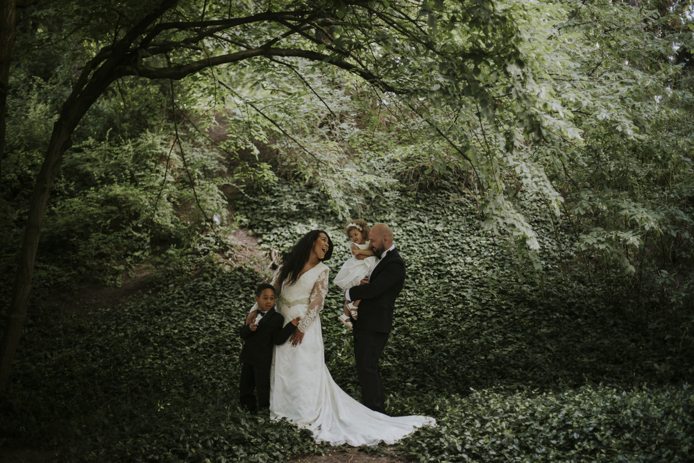 family wedding photo scotland