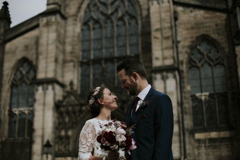 edinburgh royal mile wedding pictures