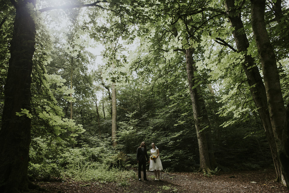 wedding in the woods Glasgow