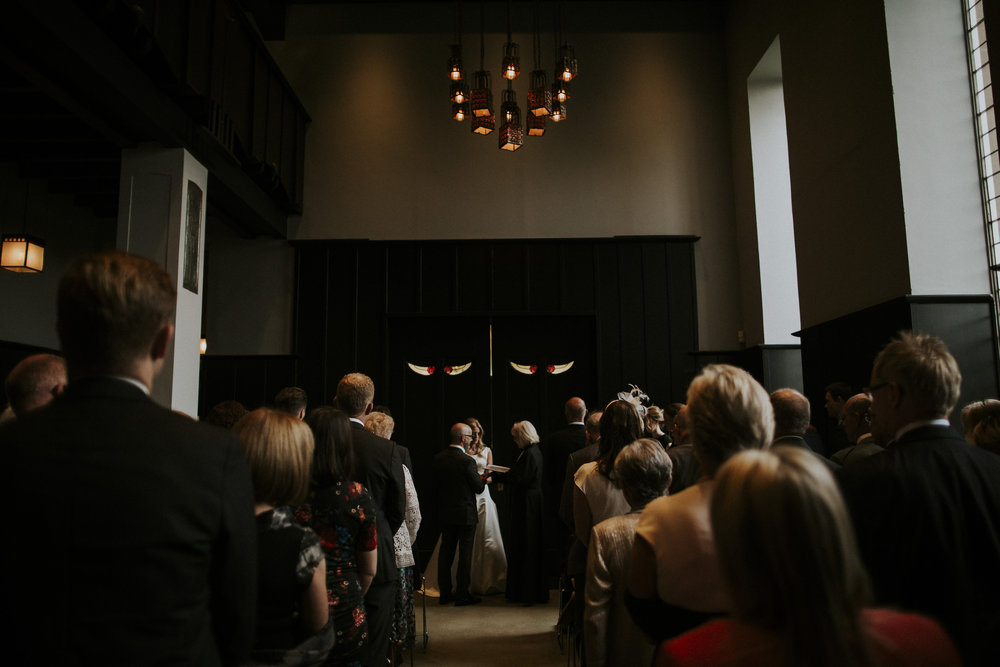 House for an Art lover wedding ceremony