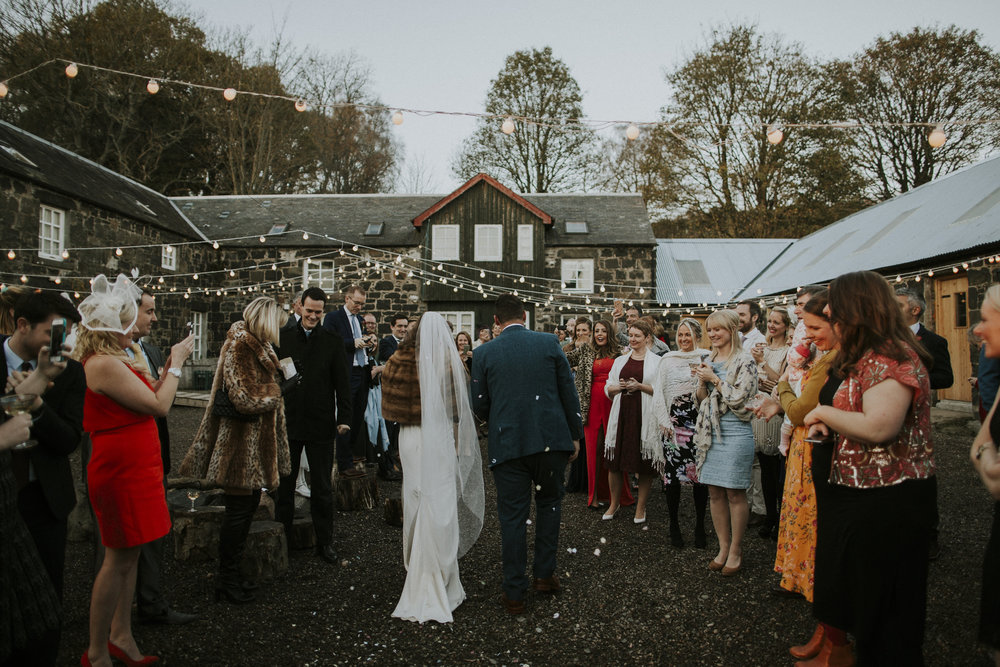 Comrie Croft wedding ceremony