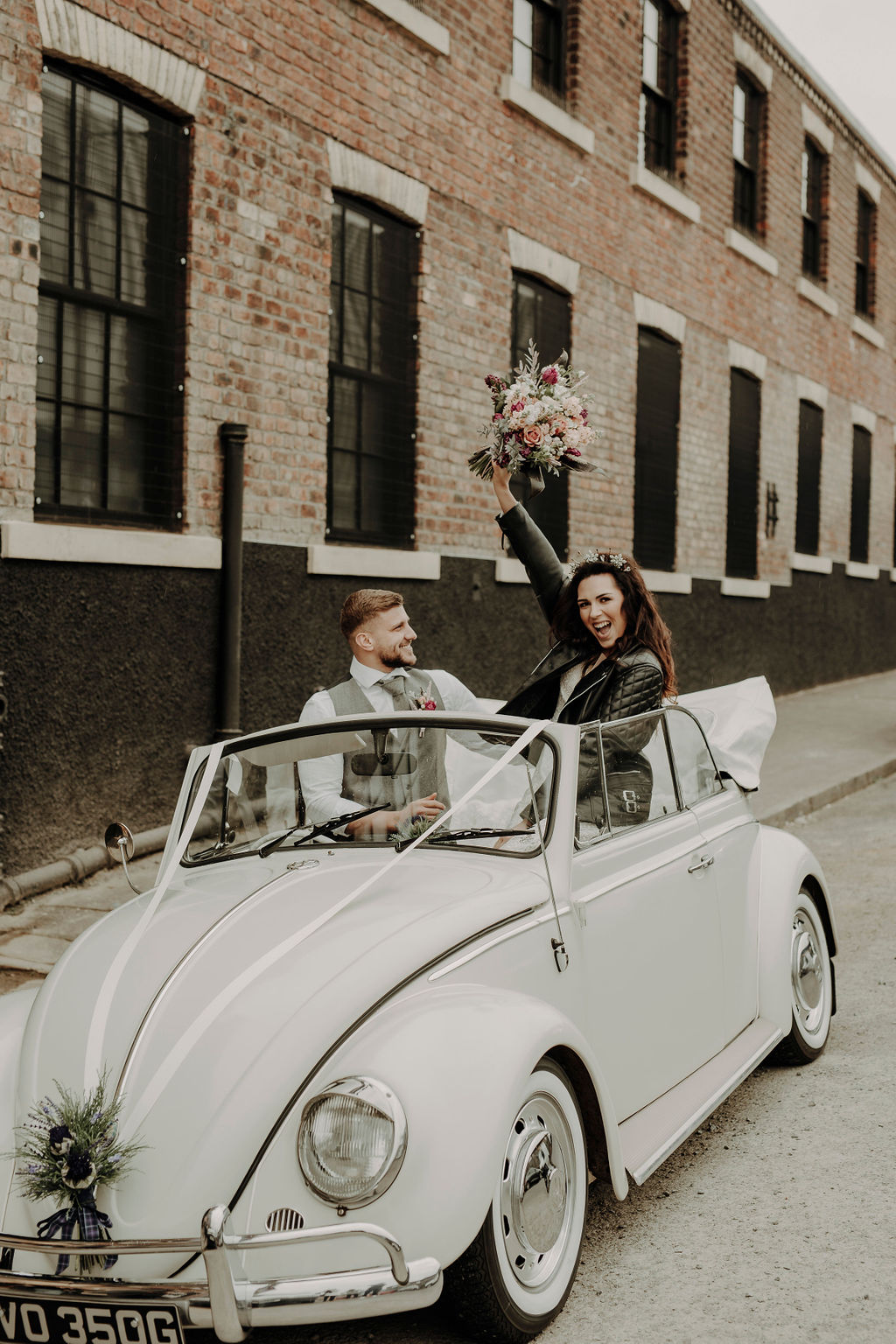  the best wedding suppliers Scotland Glasgow wedding photographer The Engine Works price boho rock moody relaxed
 