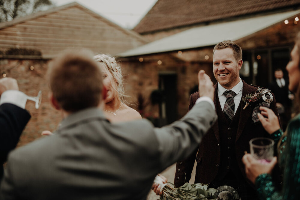  The cow shed Crail wedding photos 