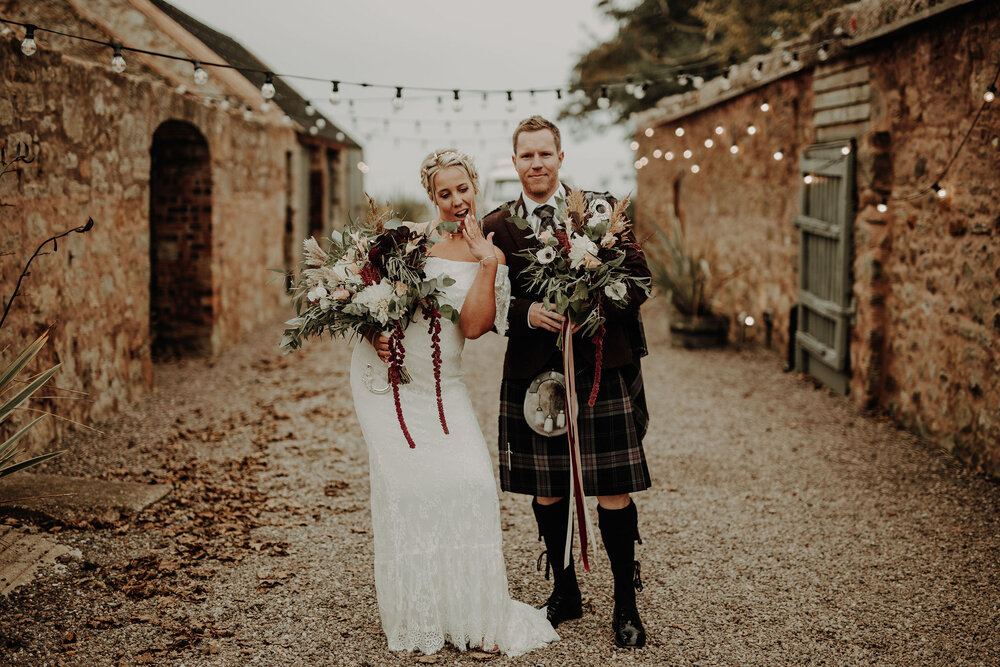  The cow shed Crail wedding photos 