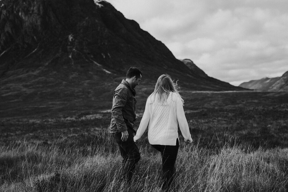  US couple in Scottish Highlands 