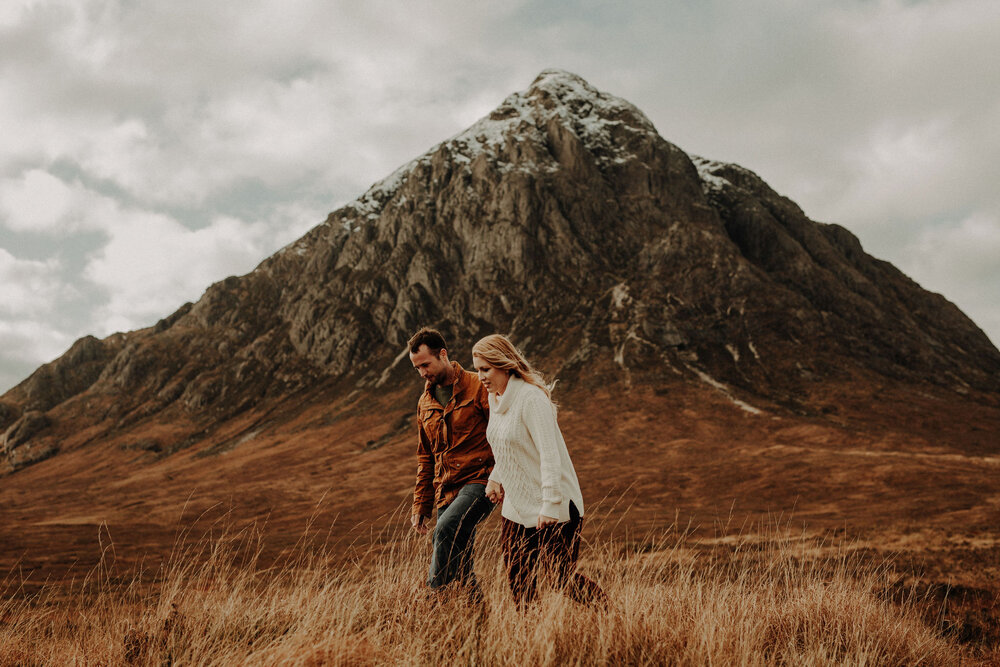  US couple in Scottish Highlands 