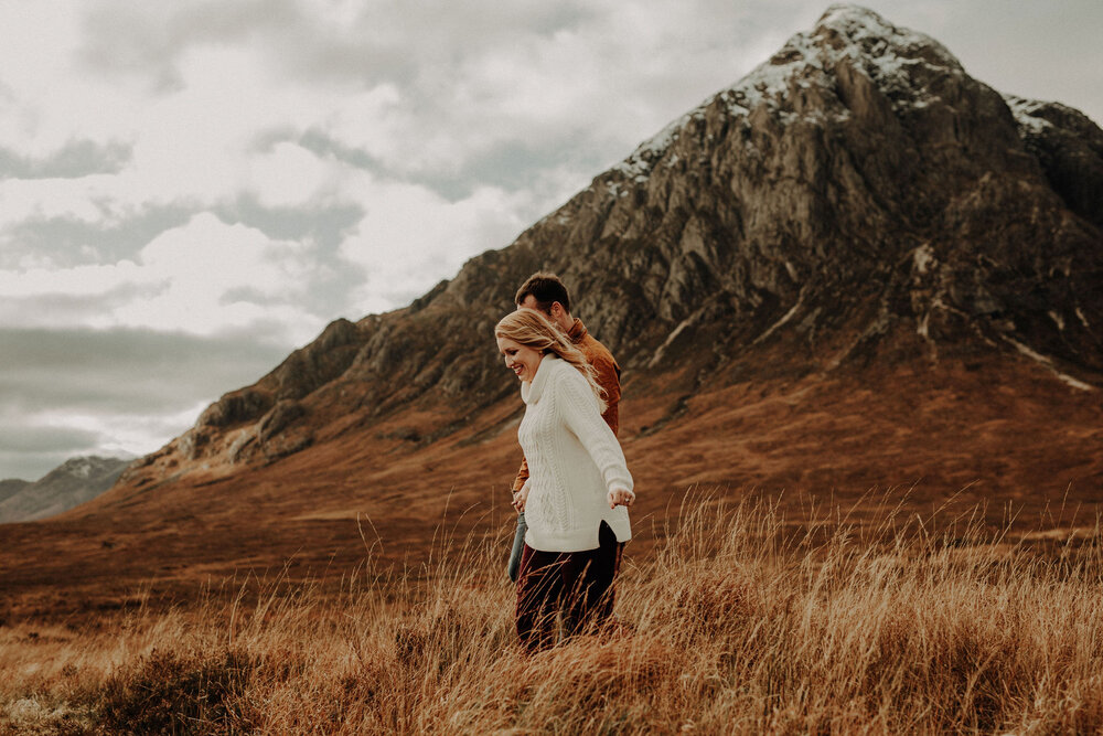  US couple in Scottish Highlands 