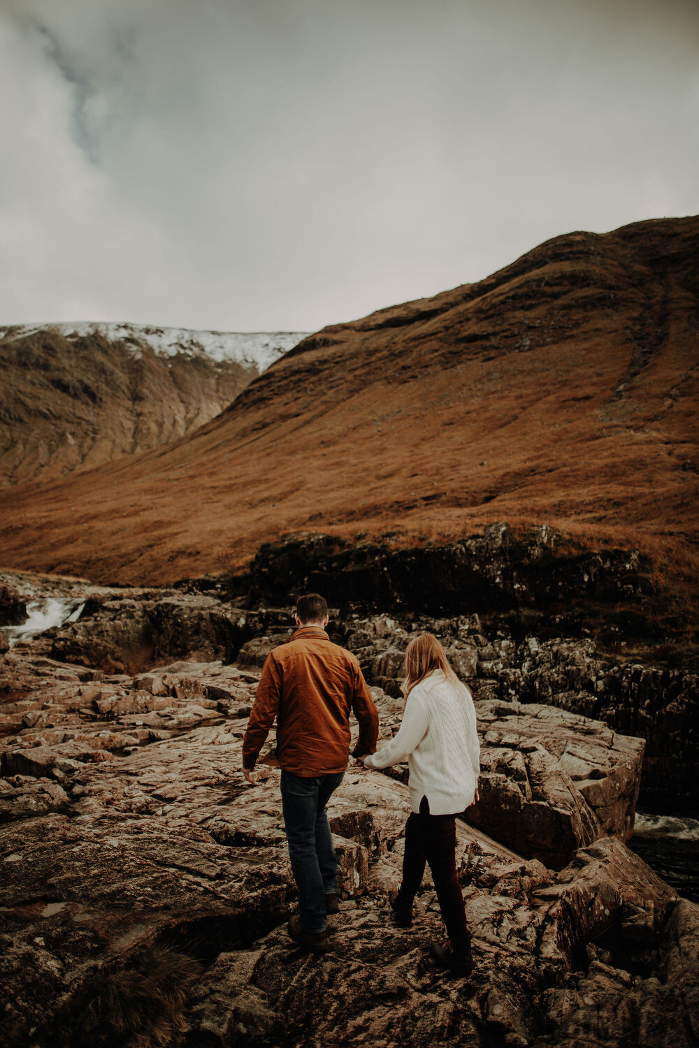  US couple in Scottish Highlands 