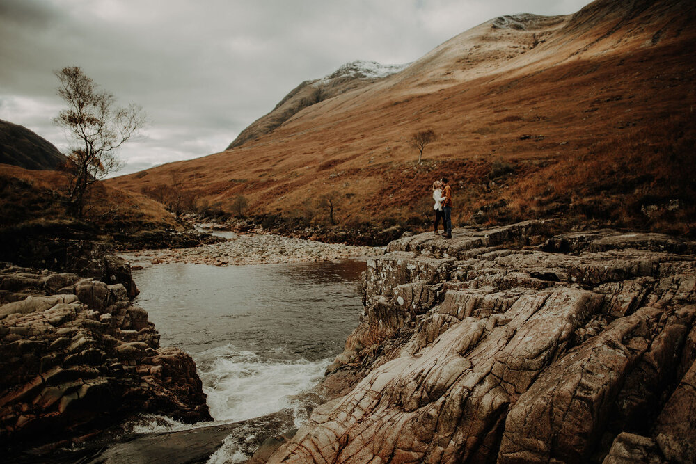  US couple in Scottish Highlands 