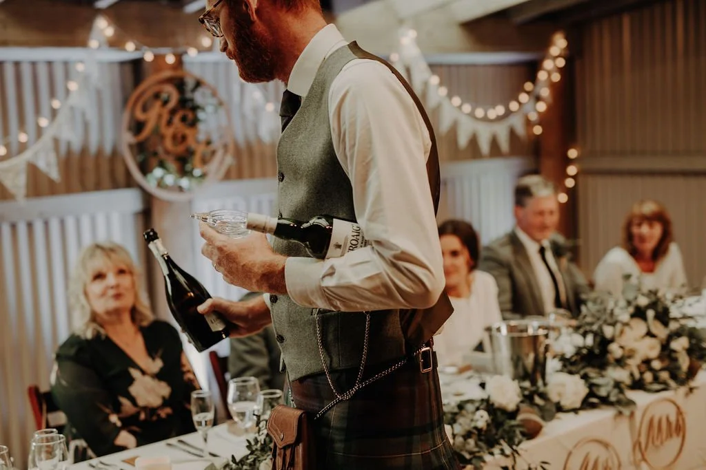 Knockraich Farm boho wedding Scotland