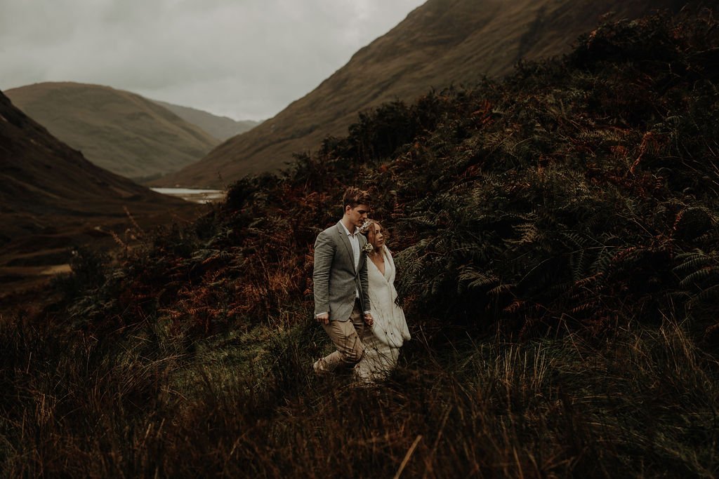  Glencoe Wedding autumn elopement Scotland 