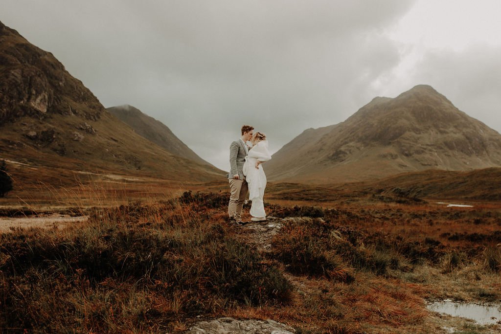  Glencoe Wedding autumn elopement Scotland 