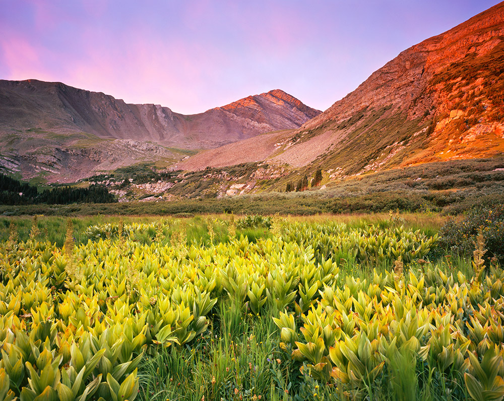 "Peak of the Clouds Sunrise" - Fuji Astia 100f example. 6 seconds at f16, 2 stop and 1 stop soft GND filters