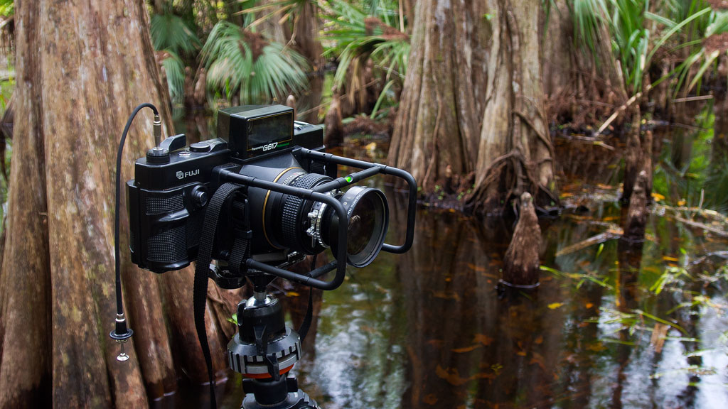 The Fuji G617 in a swamp in Florida