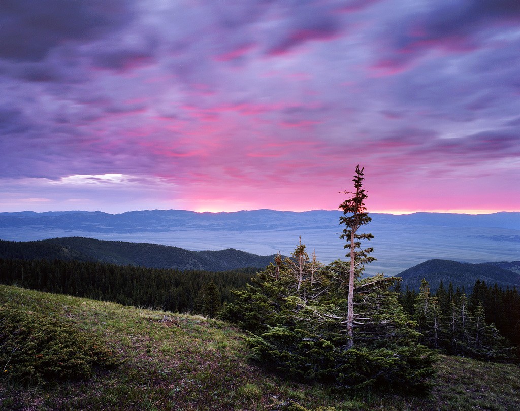 Wet Mountain Sunrise - Sunrise from the top of Music Pass looking east.