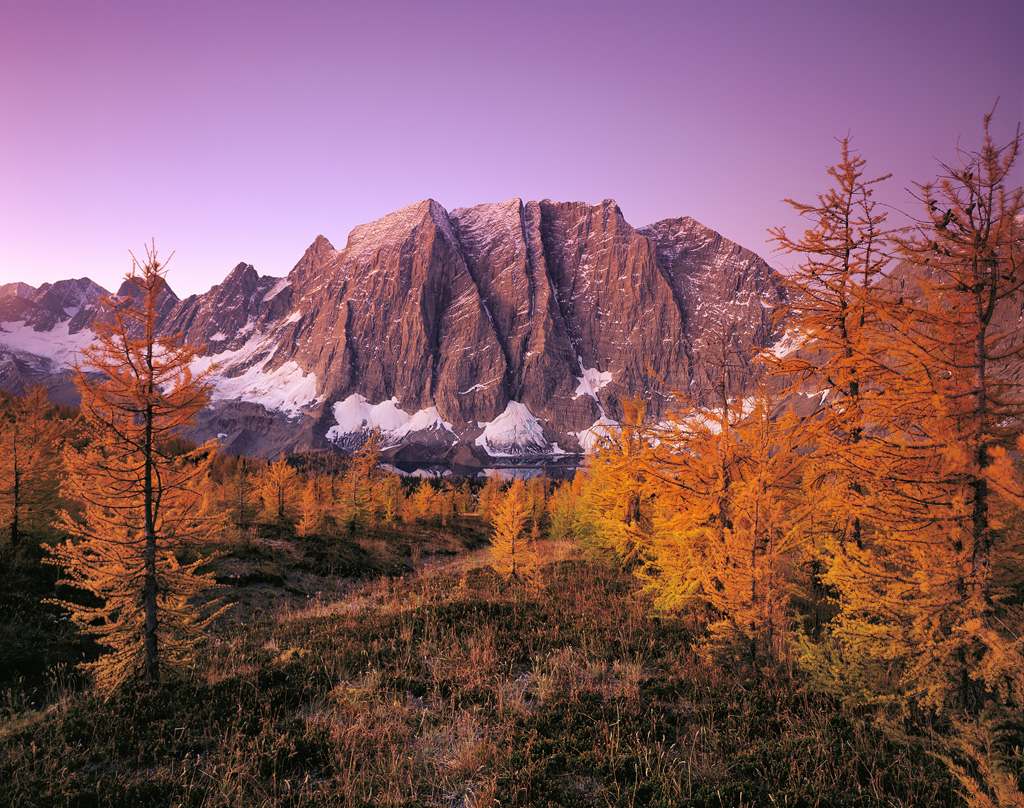 Twilight over Floe Lake