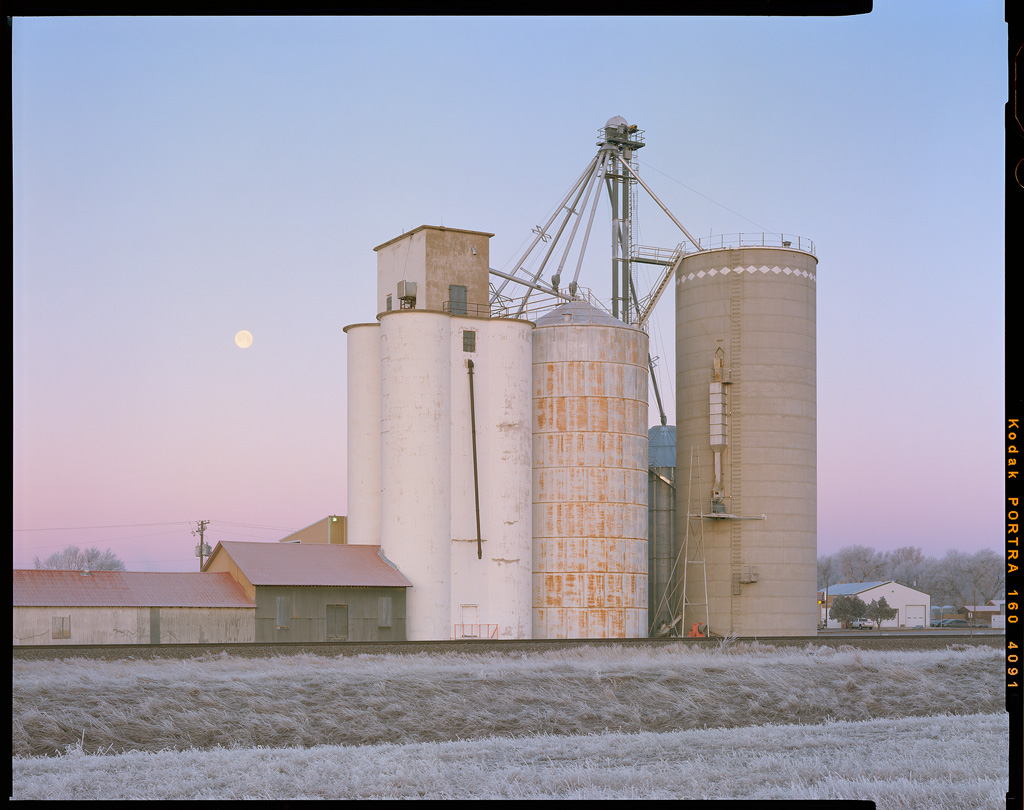“Elevator Moonset” - Colorado, February 2019