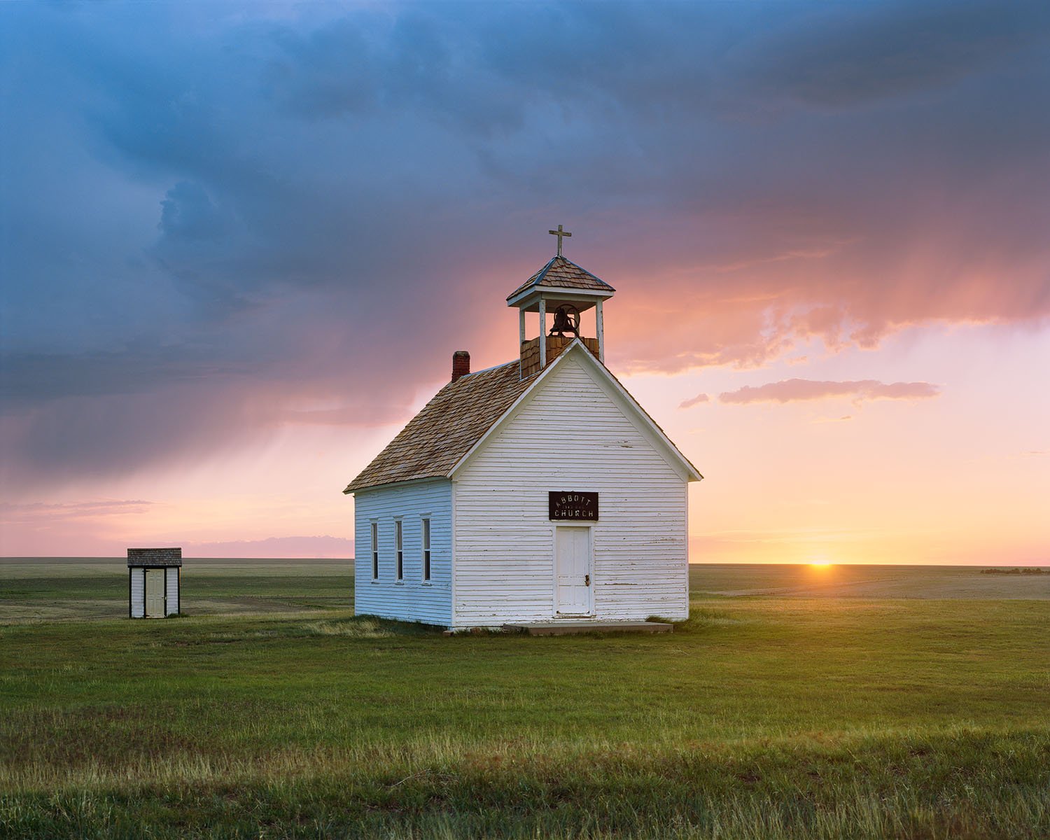 Abbott Church Sunset