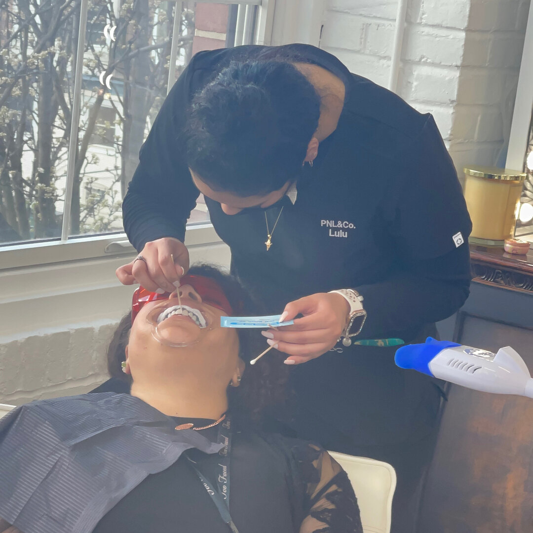 Now offering teeth whitening!​​​​​​​​
$150 for a 45 minute session under the LED!​​​​​​​​
Call or book online. ​​​​​​​​
​​​​​​​​
#phillysalon #onestopshop
