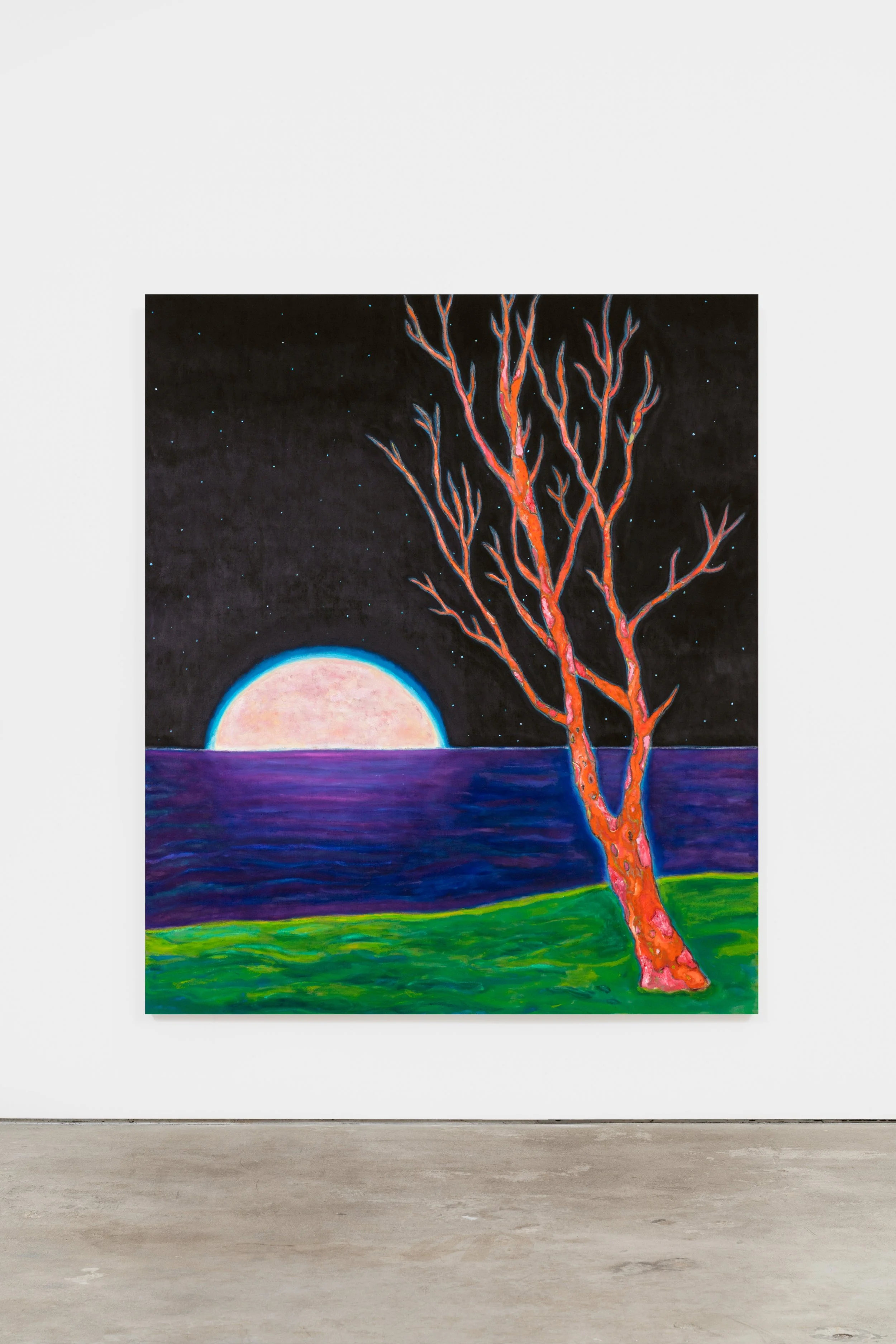 Kasper Sonne Starry Night (second version) 2023 Oil on linen 84 x 72 inches / 213.4 x 182.9 cm