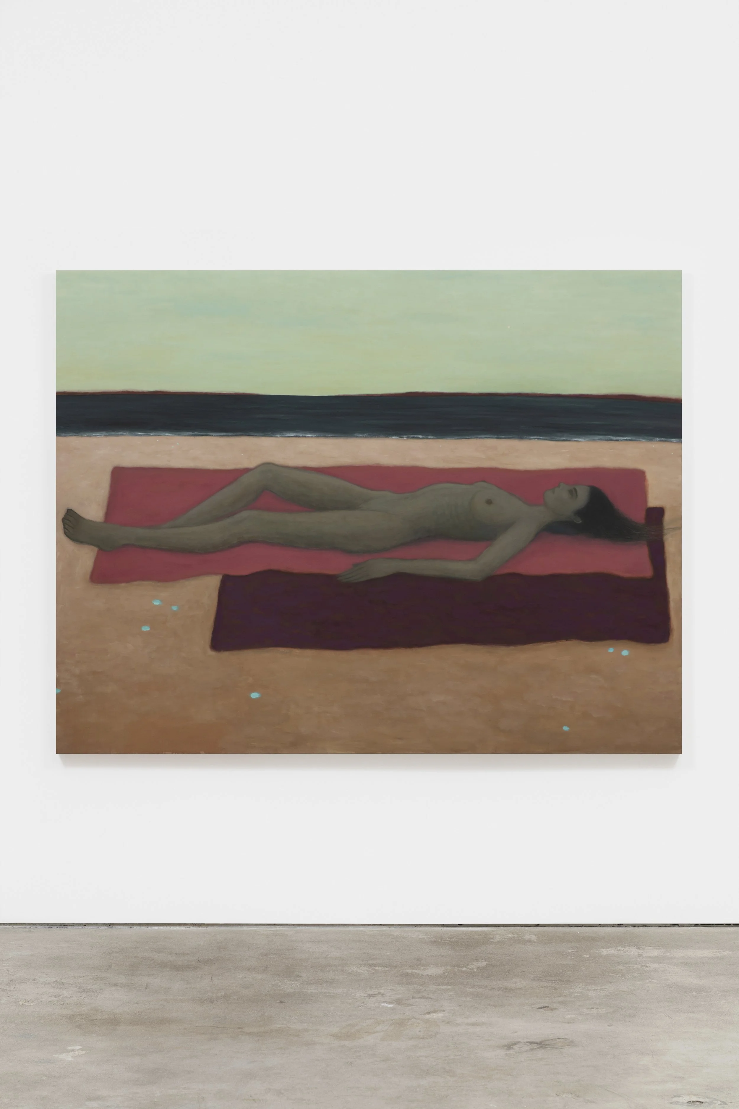  Kasper Sonne Nude (female) 2026 Oil on linen 170 ×&nbsp;220 cm 66.93 x 86.61 in 