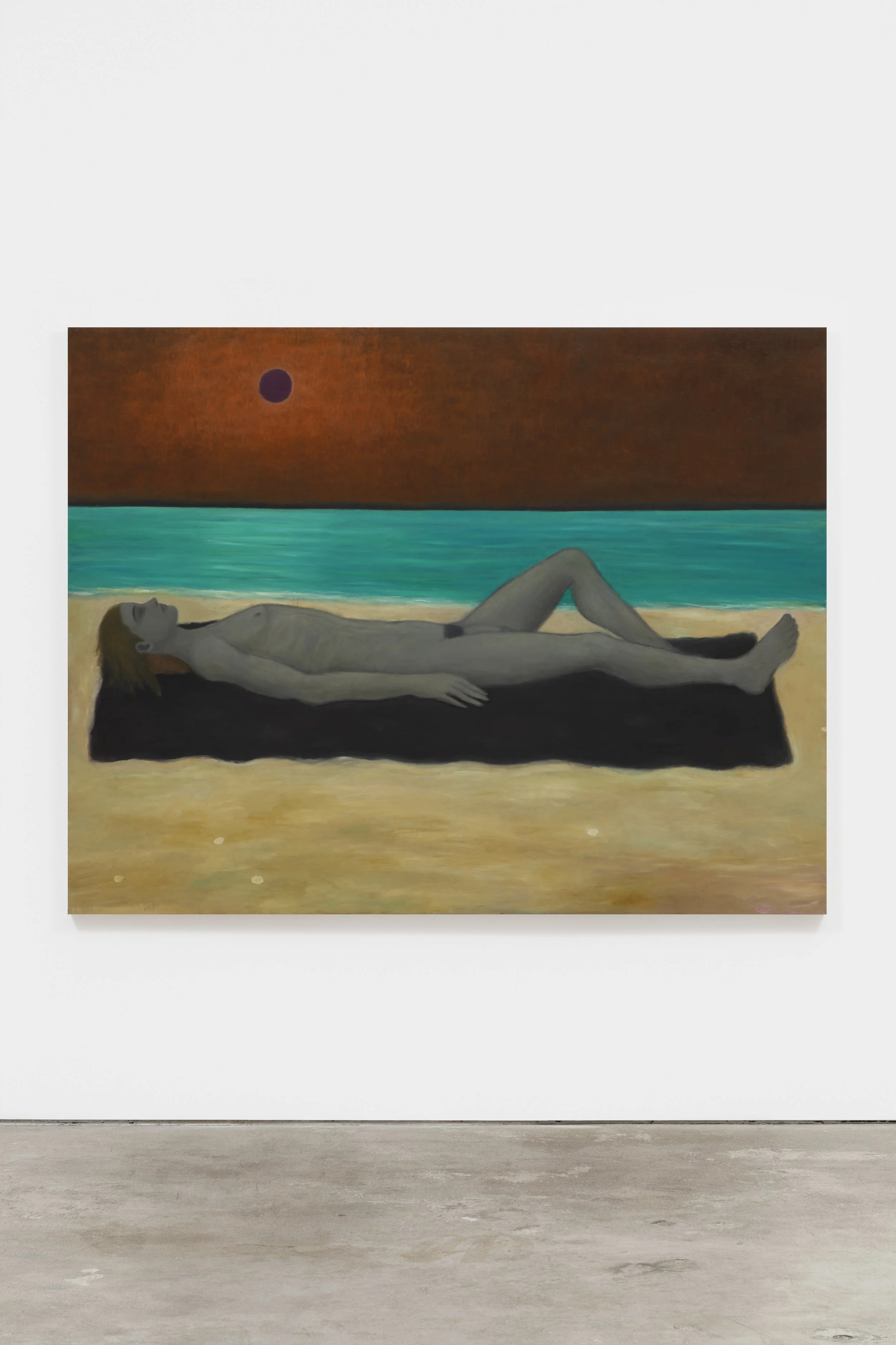  Kasper Sonne Nude (male) 2026 Oil on linen 170 ×&nbsp;220 cm 66.93 x 86.61 in 