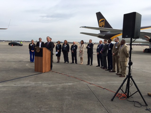 Mayor Greg Fischer launches SummerWorks at UPS WorldPort last year | Photo by Melissa Chipman