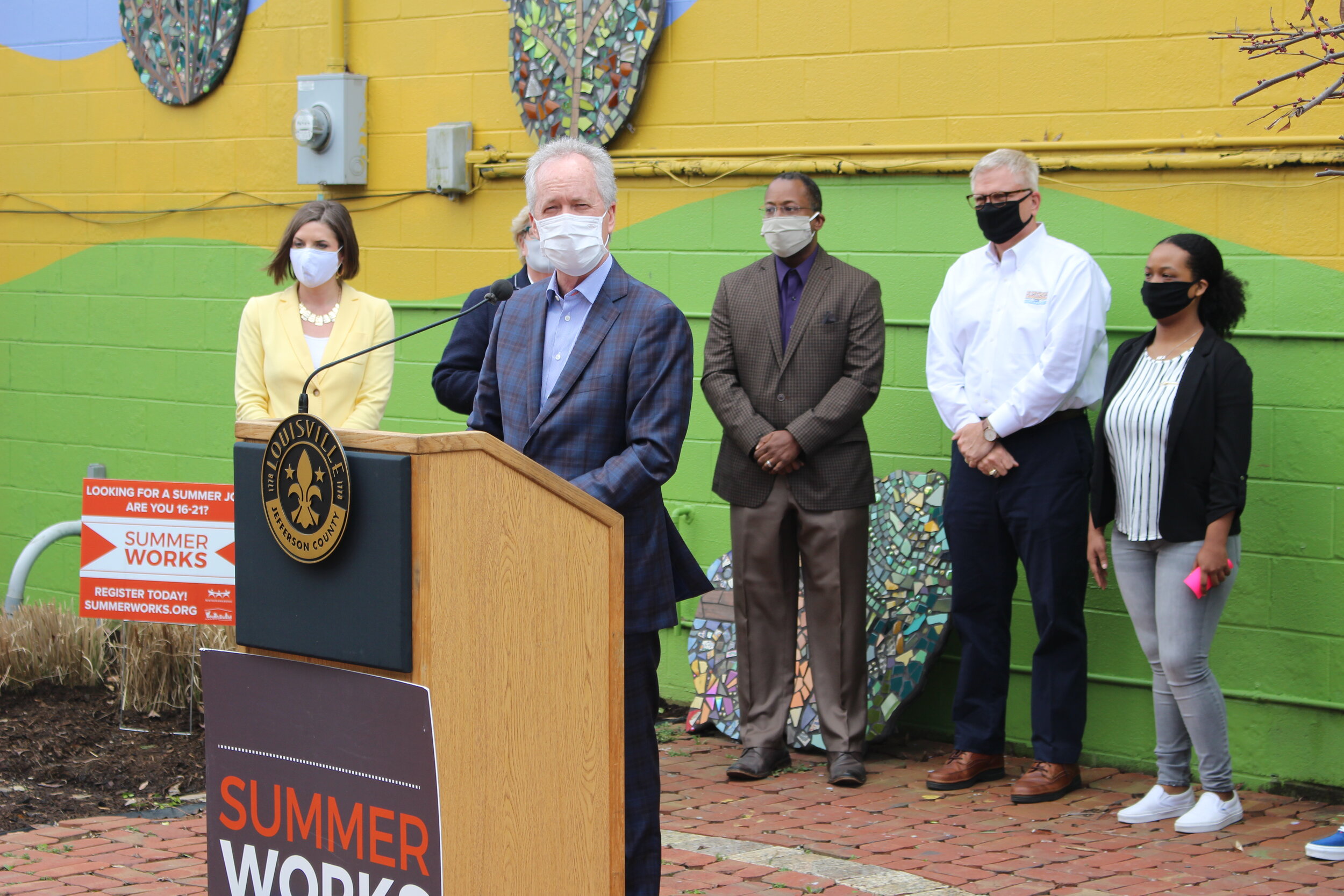 Mayor Fischer and local leaders kick off SummerWorks 2021