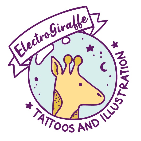 ElectroGiraffe Tattoos and Illustration