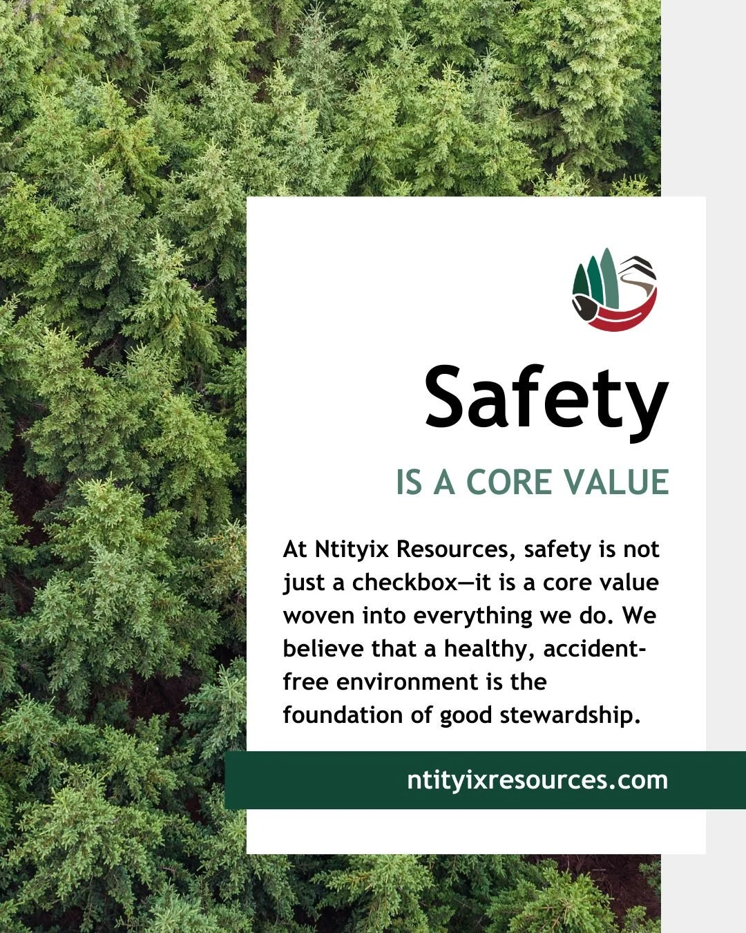At Ntityix Resources, safety is not just a checkbox&mdash;it is a core value woven into everything we do. We believe that a healthy, accident-free environment is the foundation of good stewardship.

Our commitment to safety means:

&bull;	Active Vigi