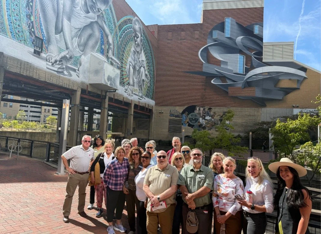 On October 2nd, our team members McKenzie and Taylor hosted Leadership Akron NEXT Class 14 on a tour through Akron&rsquo;s Contemporary Arts District as part of their Parks &amp; Environment Day.

The tour started at Clayton Bailey&rsquo;s World of W