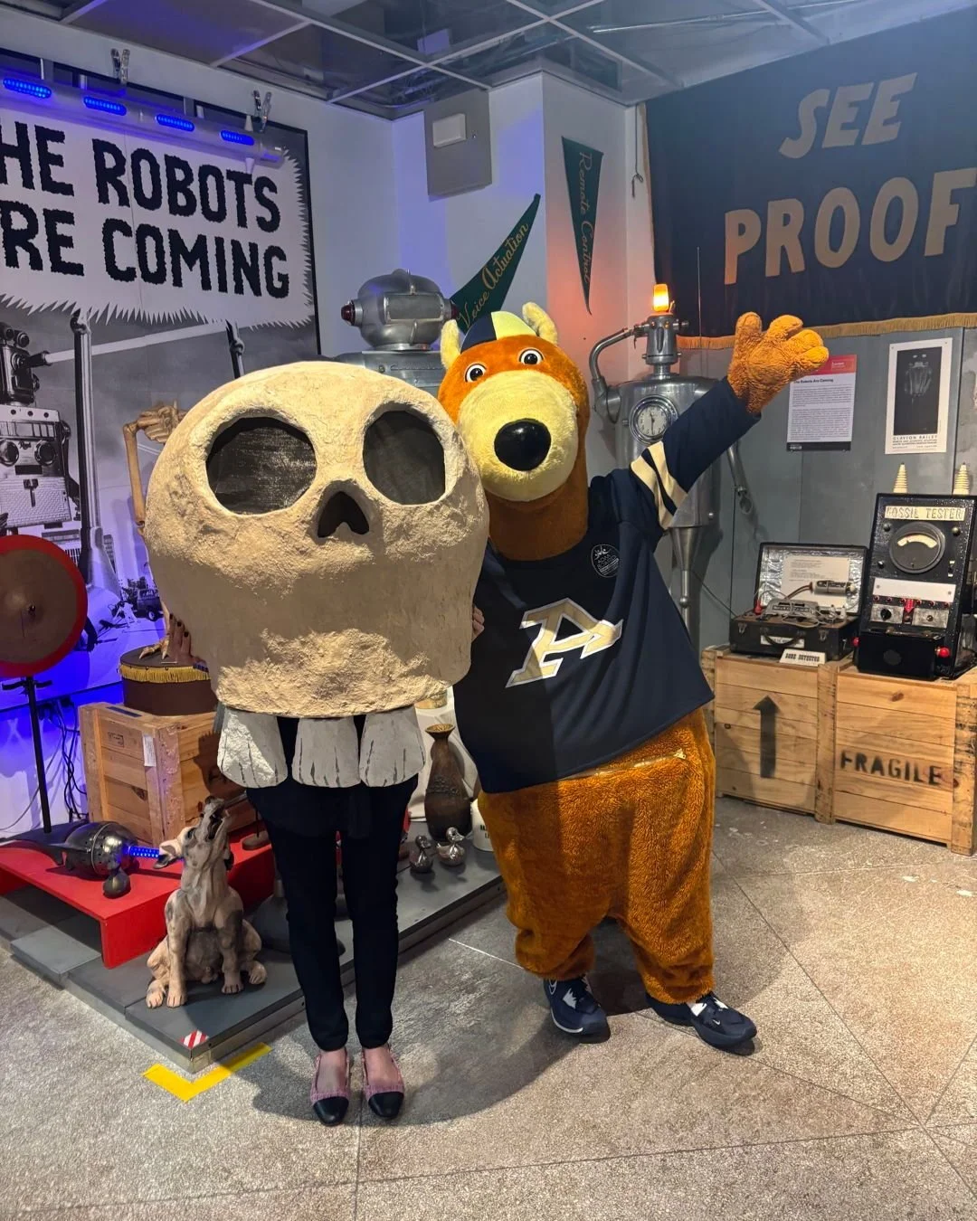 🦘Mascot Meetup at World of Wonders! 💀

Clayton Bailey&rsquo;s World of Wonders had extended hours last weekend for Downtown Akron&rsquo;s Annual Fall Fest!

We welcomed over 1000 children and families into our museum and our mascots loved to meet t