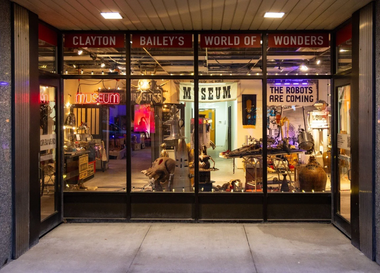 Venture downtown to Clayton Bailey&rsquo;s World of Wonders for the last open weekend of the 2025 season!
📍225 S. Main St | Friday 4-8PM, Saturday 12-4PM 

We want to thank everyone who visited, supported and played with us in the wacky World of Won